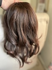 Synthetic Extensions Hair More Volumes Curly Wavy Clip in 14  Dark Brown