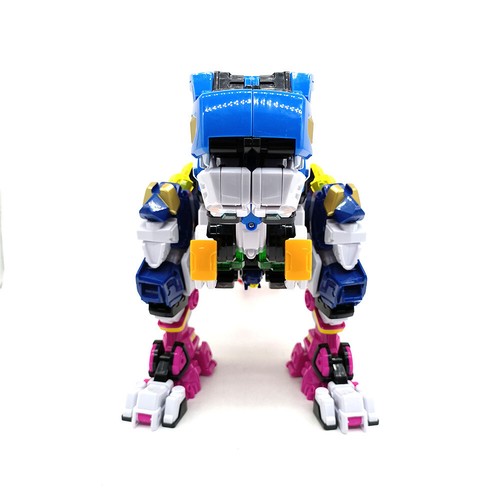 Modellino robot combinato dinosauro Miniforce Super Dino Power 2 SUPER TYRAKING T-Rex - Foto 7 di 19