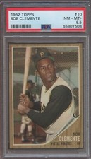 1962 Topps Bob Clemente PSA 8.5