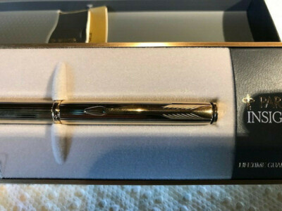 Parker Insignia 14K Dimonite G - Ballpoint Pen - Black Ink | eBay
