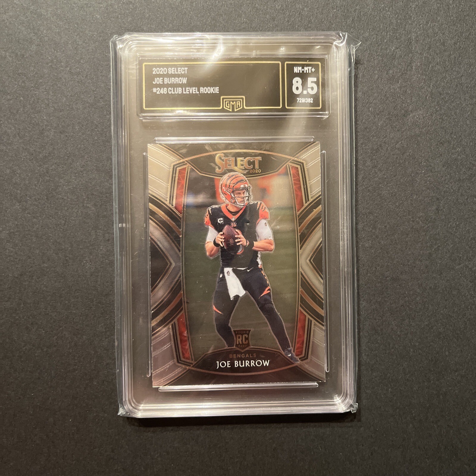 2020 Panini Select - Club Level Joe Burrow #246 Silver Prizm (RC)