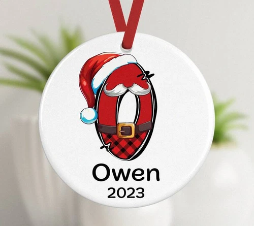 Personalized Ornament Name, Family Christmas Ornament, Monogram  Custom Ornament