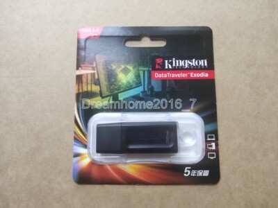 Kingston 32GB 64GB 128GB DataTraveler Exodia USB 3.2  Flash Drives Memory Stick