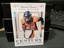 National Treasures Century Materials Jersey Broncos Von Miller 23/25 2015