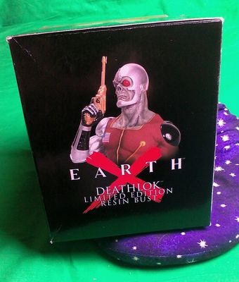 Statue buste en résine Marvel Earth X Deathlok en édition