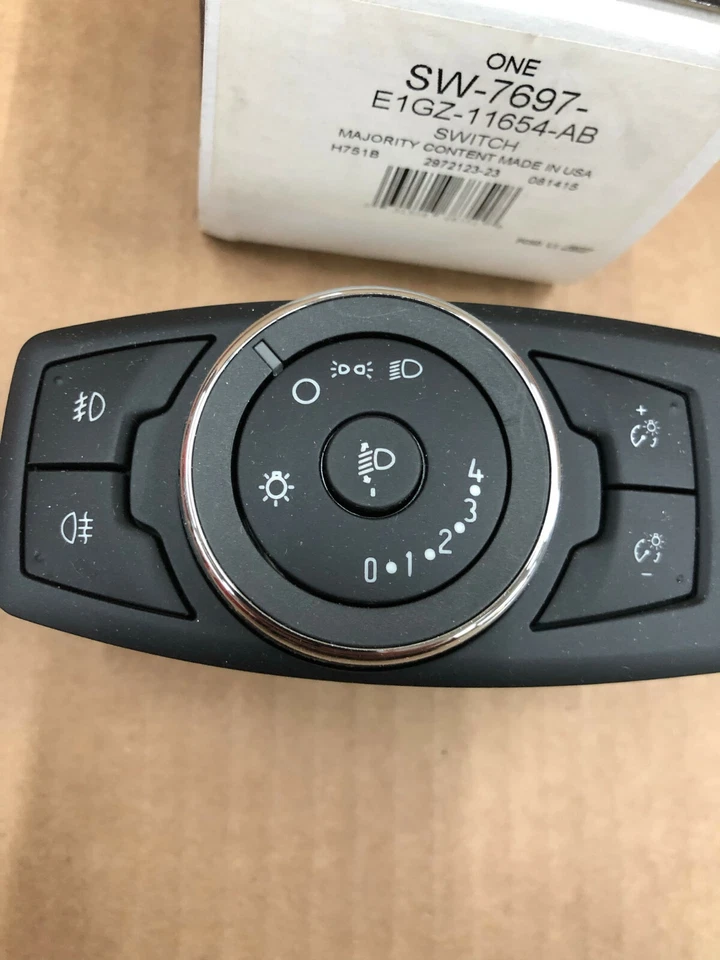 NUEVO INTERRUPTOR DE FAROS MOTORCRAFT SW-7697 PARA FORD EDGE SE SEL TITANIO 2016-2018 Foto 3 de 4