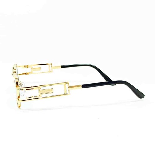 Sunglasses men women collection 2021 gold frame blue lenses Pif wear Moine Bleu - 第 3/7 張圖片
