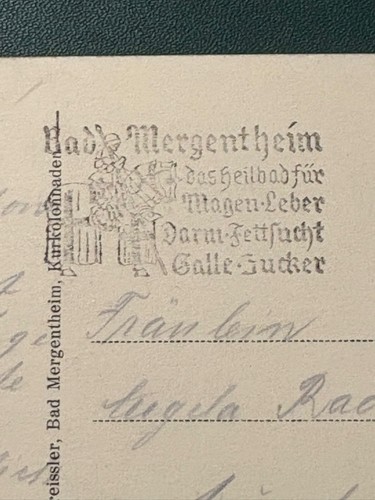 AK PK Bad Mergentheim Totale ca. 1920 Hotel Hospiz Excelsior Schloss Neuhaus - Bild 9 von 11