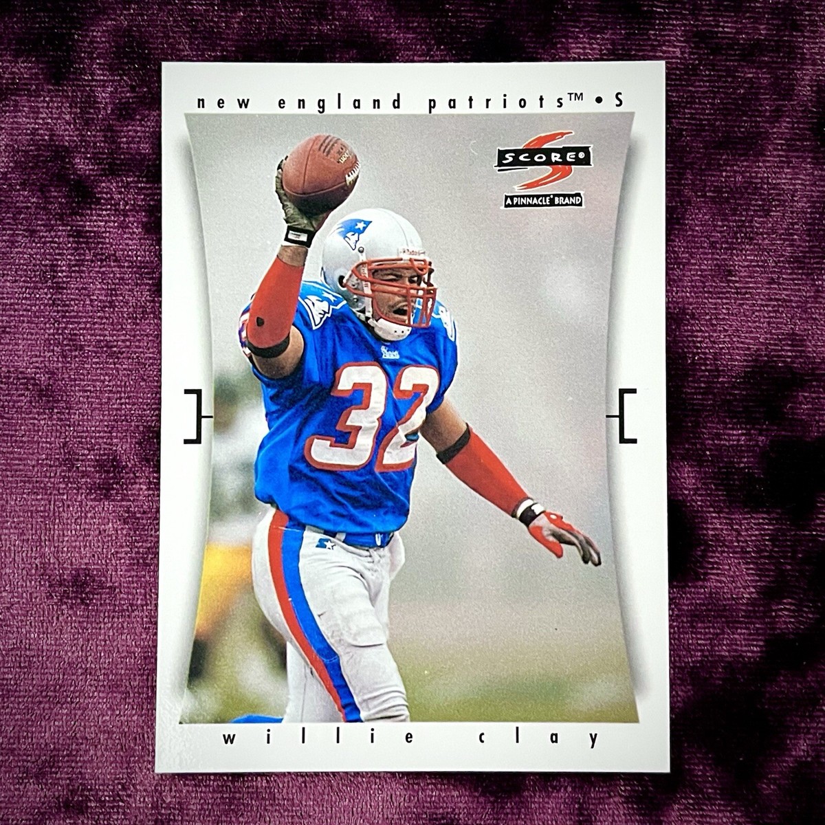Willie Clay 1997 Score Football #175 MINT Georgia Tech Legends