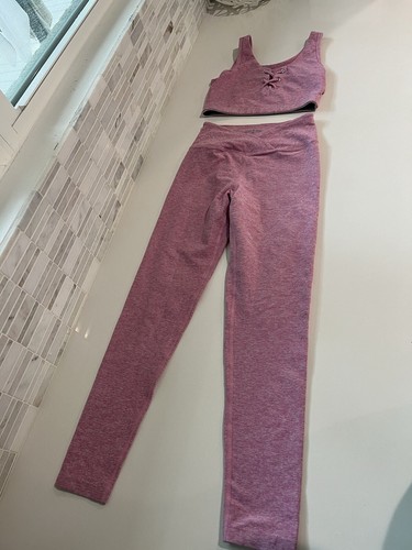 Year of Ours Damen Sport-BH Leggings Set rosa Größe S XS Top - Bild 4 von 12