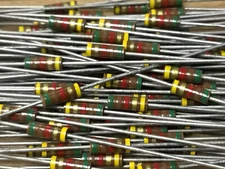 (10 PC)  AB  RCR07G512JS  Resistor Carb Comp 1/4W 5.1K OHM 5% S-Level