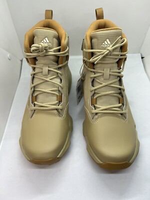 Adidas Terrex Unity Leather Mid Rain Mens Hiking Boots Beige Sz US 10.5 | eBay