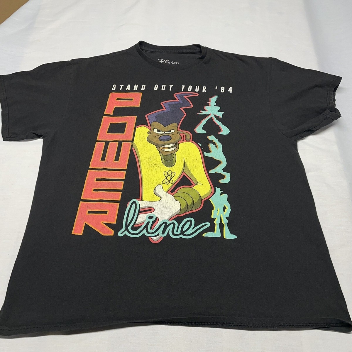 その他 DIS TEE GOOFY BLACK XL adidas originals x Crossover Disney Goofy Tee Side Large