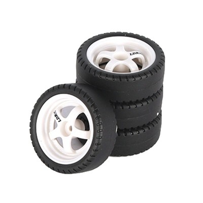 4 StüCke 33mm RC Drift Reifen Rad Hartreifen für LDRC AE86 A86 A86P LD1801 8305