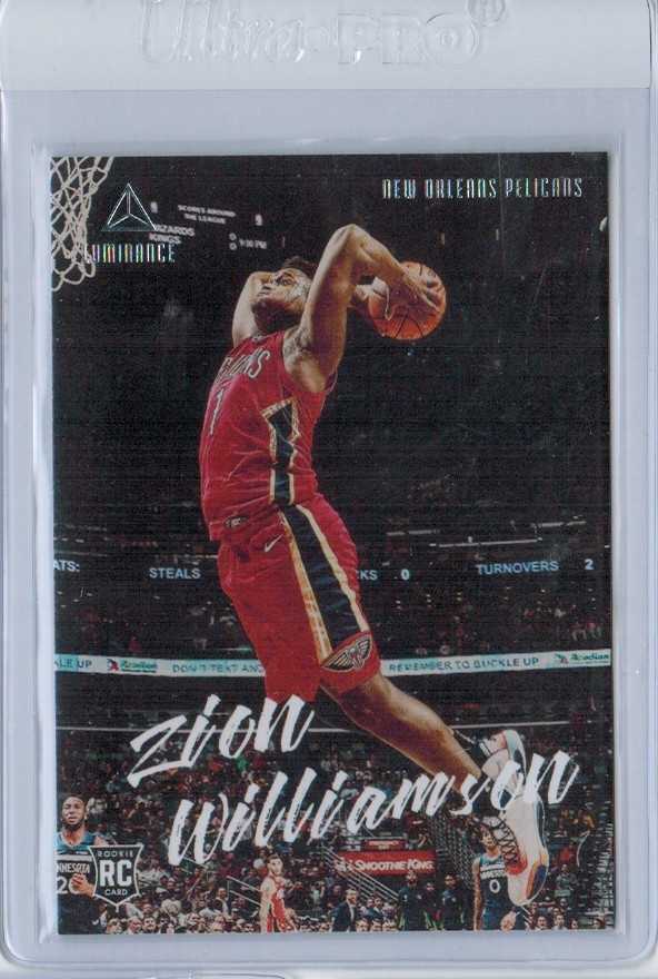 2019-20 Panini Chronicles Basketball Luminance Rookie Zion Williamson #143