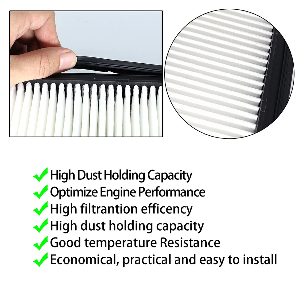 FILTRO DE AIRE DEL MOTOR PARA HONDA ODYSSEY 2005-2010 2009-2015 PILOTO CA10013 ACURA MDX! Foto 2 de 4