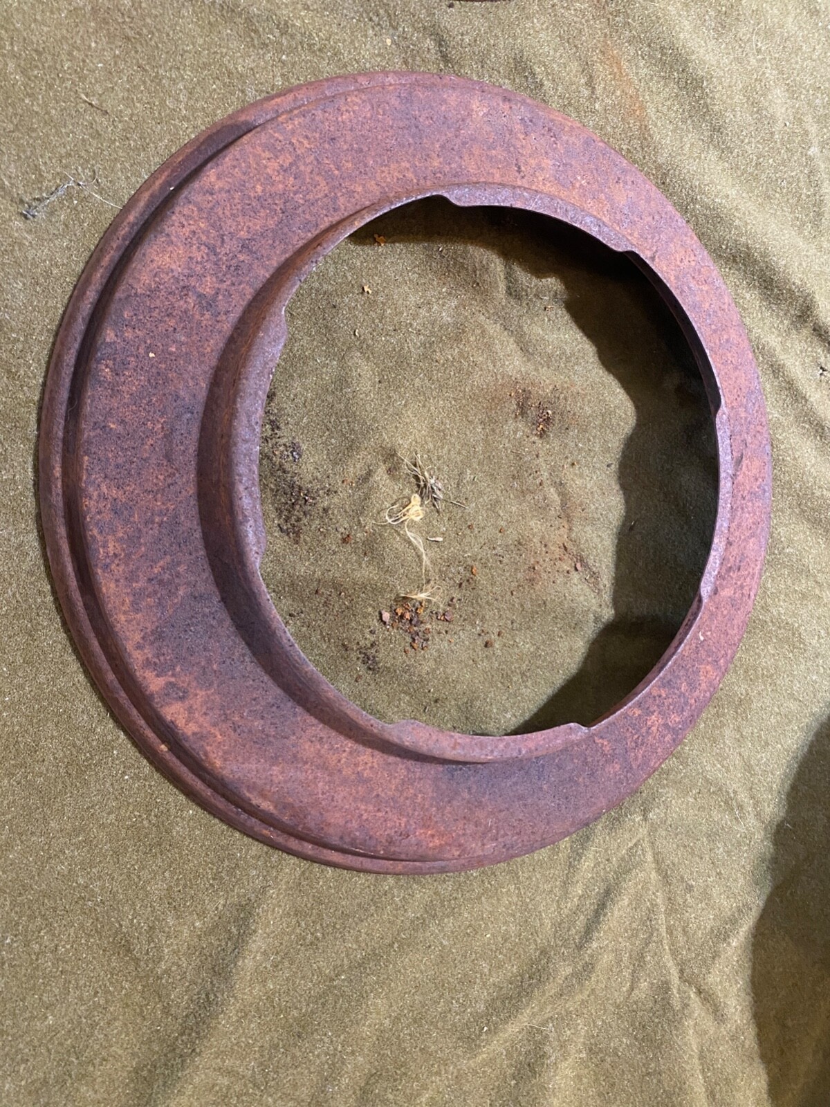 NOS USGI Military M1941 Pot Belly Stove Adapter Ring Stock No. 65-N-2100