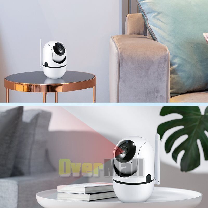 Camara Wifi De Seguridad Monitor Para Bebe Casas Sensor Movimiento Audio  Noche