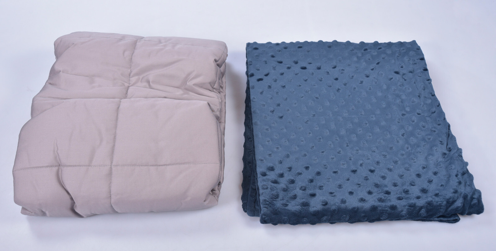 Coperta pesi per bambini 91,4 x 121,9 cm con fodera blu