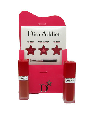 Christian Dior Ultra Care Liquid Lip Color in Rouge & Petal & 3 Sample Glosses