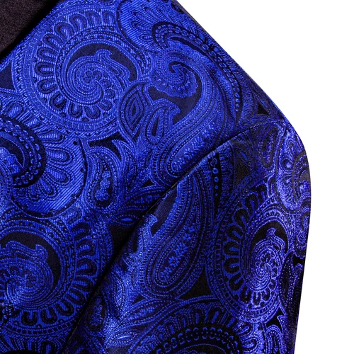 Para Hombres Floral Esmoquin Cena Chaqueta Calce Regular Chal Solapa Paisley Baile de graduación Fiesta Traje - Imagen 122 de 236