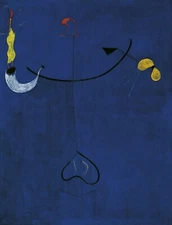 JOAN MIRO Art Poster or Canvas Print "Catalan Peasant with a Guitar"