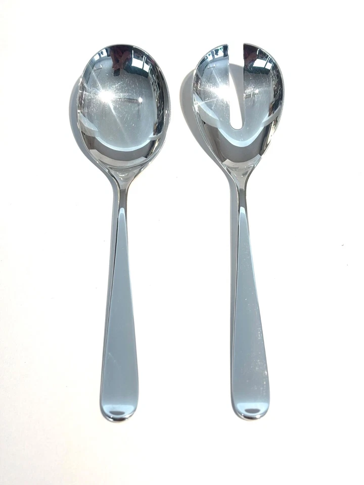 Robbe und Berking Dante Salatbesteck groß 23 cm lang 150g massiv versilbert R&B - Bild 2 von 4