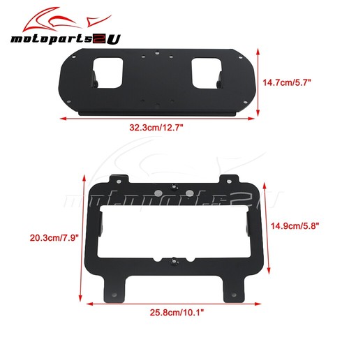 Kit de montaje del sistema de soporte de faros LED para Harley Road Glide 2015-23 BAJA LP6 - Imagen 2 de 13