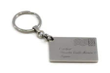 Cartier Lugano Stainless Steel Key Chain