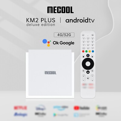 Mecool KM2 Plus Deluxe Smart Android tv box 4GB 32GB Voice control media player