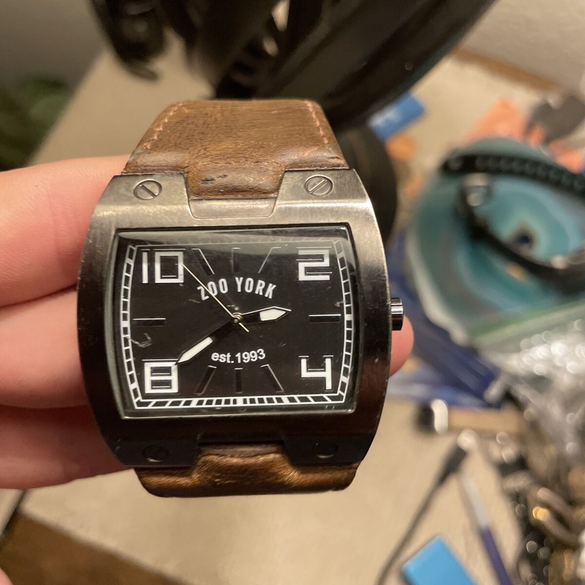 Zoo York Men's Watch Quartz Brown Leather Japan Stainless Zoo York Men's Watch Quartz Brown Leather Japan Stainless