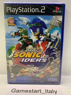 SONIC RIDERS - SONY PS2 - VIDEO GAME NEW SEALED NEW SEALED PAL 