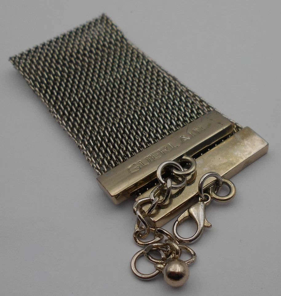 VINTAGE BRACELET GUERLAIN EN MAILLE EN METAL - Photo 2/4