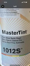 1012 S AXALTA CROMAX DUPONT MASTER TINT FINE SATIN BLUE PEAR  269 FREE SHIPPING