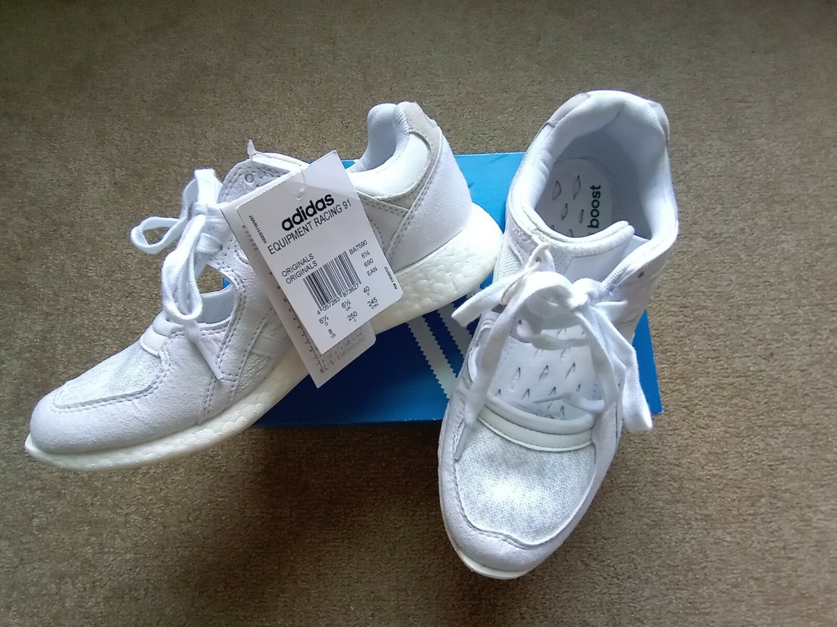 Adidas Originals Women Equipment Racing 91 Sneakers-Sport-Training Shoes  White 8 | eBay