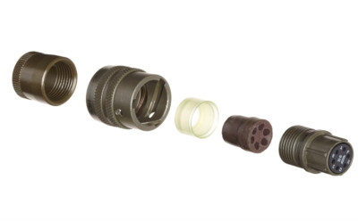 Amphenol Industrial Operations 6 Position Circular Connector Plug PT06E-10-6S