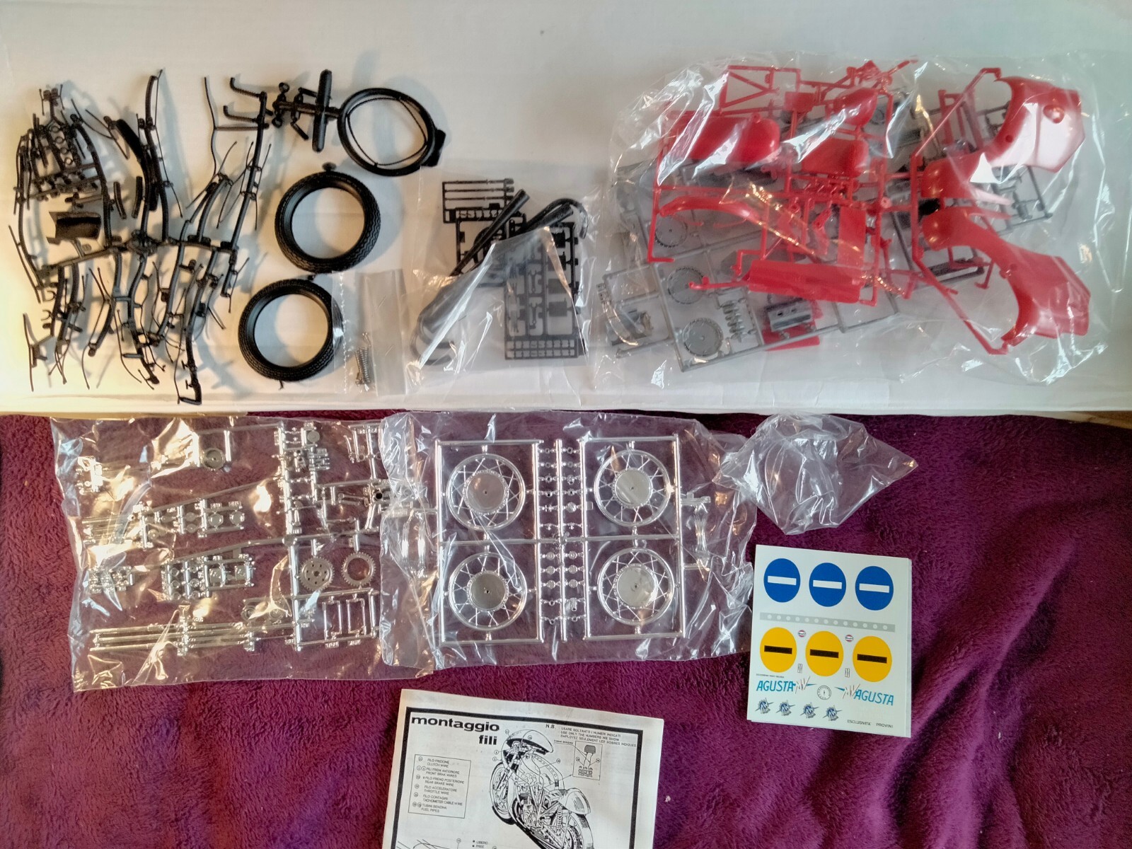 Protar 19 Moto M.V. 500cc 3Cylinder Model Motorcycle Kit 11119