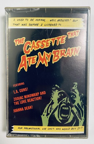 The Cassette That Ate My Brain Cassette Tape SEALED Rare Promo Compilation - 第 1/4 張圖片