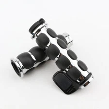 1" Handle Bar Hand Grips & Palm Rest for Harley Sportster XL1200 XL883 Custom