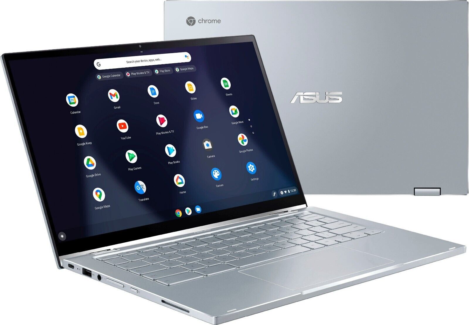 ASUS 2-in-1 14 Touchscreen Chromebook C433T - Intel Core M3-8100Y - 8GB Memory. Available Now for 249.00