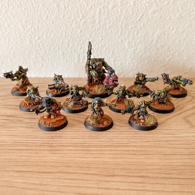 Warhammer 40k Xenos - Painted Orks Army - BoxedUp (251) | eBay