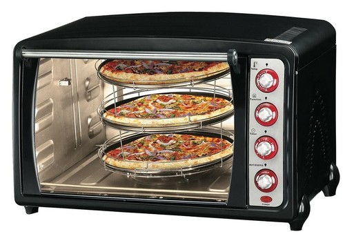 Forno Elettrico Ventilato 70 Litri Multi Forno Pizza Luce Termostato  Regolabile | eBay
