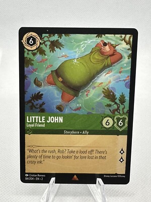 Disney Lorcana - Little John Loyal Friend 84/204 - Rare - Rise of the Floodborn