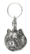 Norwich Terrier - Silver-plated dog pendant, handbag decoration, backpack pendan