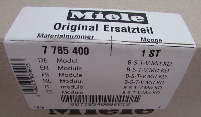 Miele Module de panneau de configuration 7785400