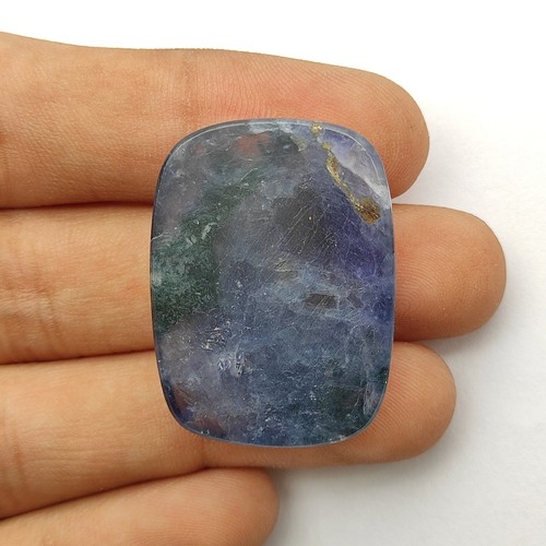 Amazing quality Fire Iolite with Sunstone Cabochon Polished Loose Gemstone M7406 - Picture 4 of 5