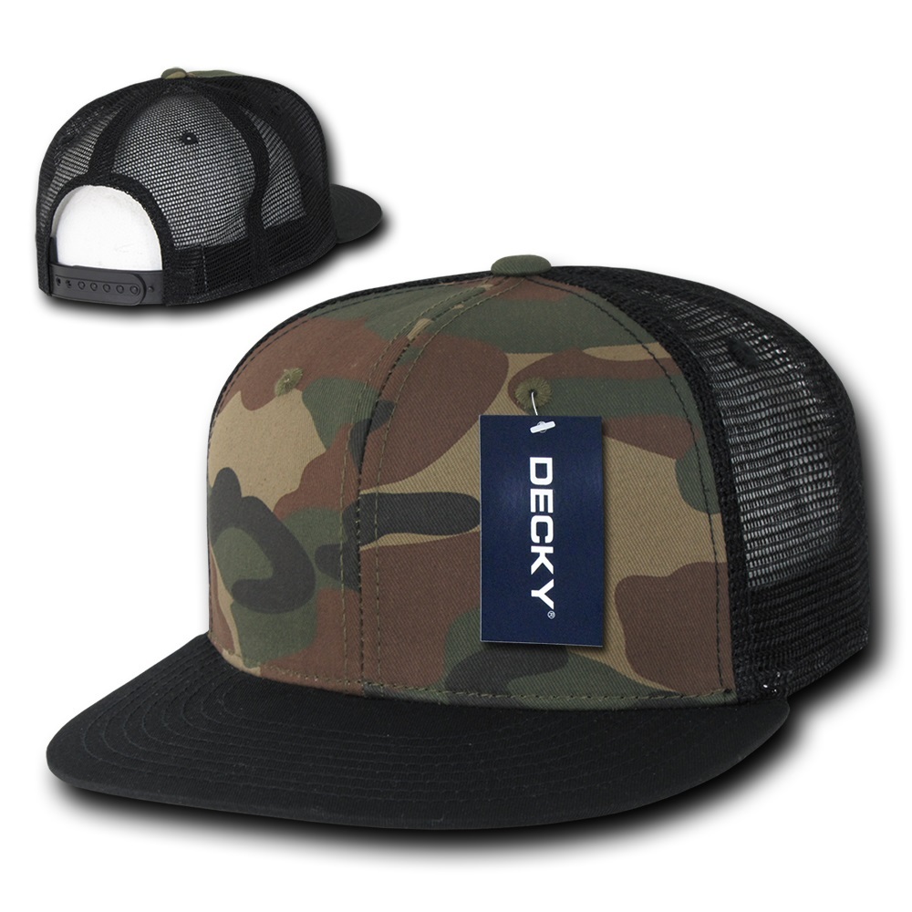 6 panel trucker hat