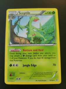Pokemon TCG Card 2015 Primal Clash - Sceptile 8/160