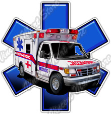 Paramedic Ambulance Emergency Medical EMS Car Bumper Vinyl Sticker Decal 4.6"