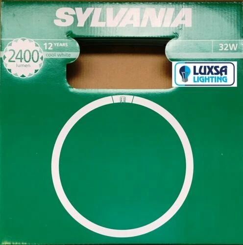 Round Bulb 32W T9 Cool White Sylvania Circular Fluorescent Tube FC32W 840